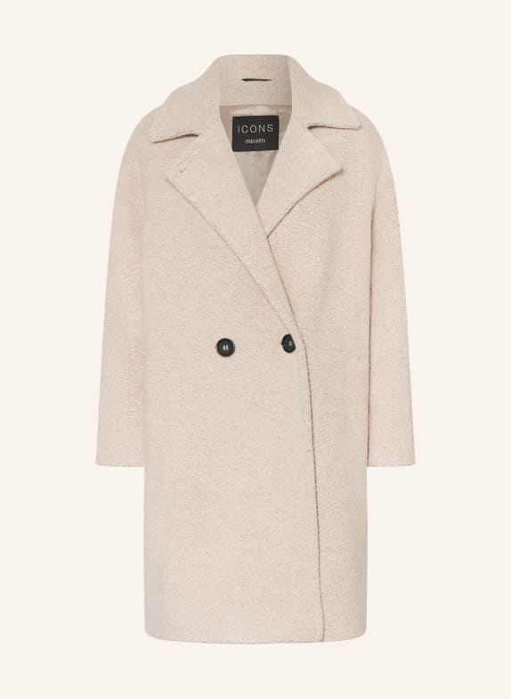 ICONS CINZIA ROCCA Wool coat 7 SAND