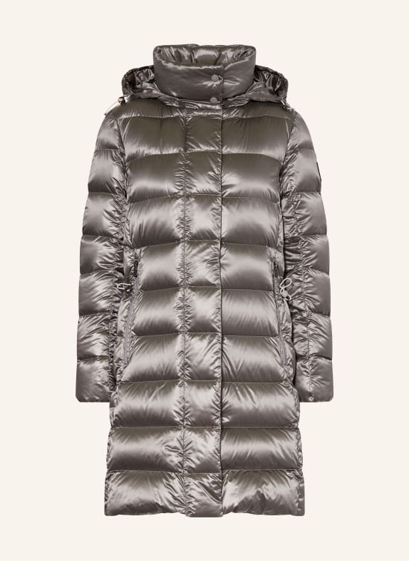 BOGNER Down coat LYNN-D4 with detachable hood TAUPE