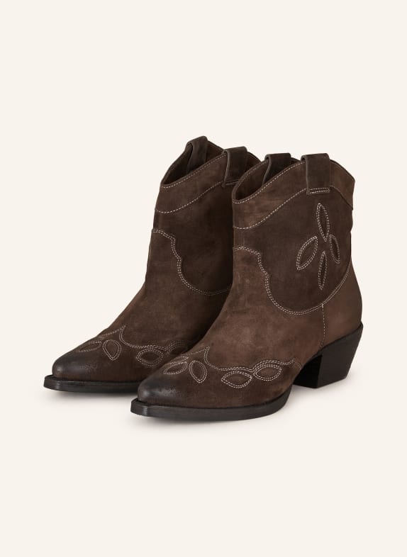 billi bi Cowboy boots DARK BROWN