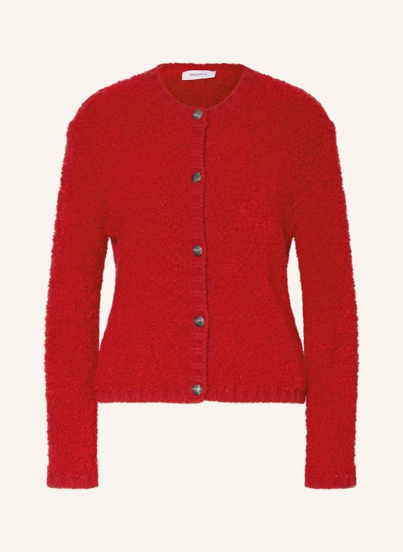 darling harbour Strickjacke aus Teddyfell ROT