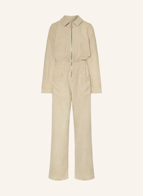 lollys laundry Jumpsuit ABERDEEN aus Cord BEIGE