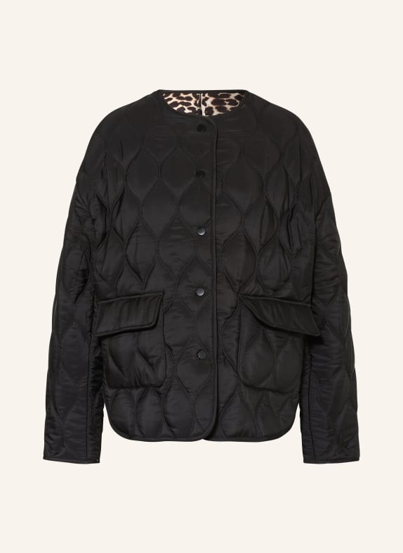 SUNCOO Quilted jacket EVAN BLACK