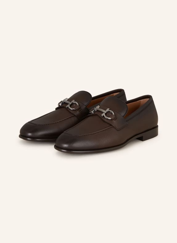 FERRAGAMO Loafer FOSTER DUNKELBRAUN