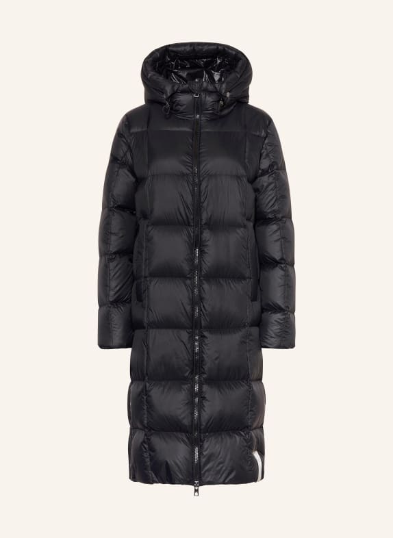 IQ STUDIO Jacket ESTER with real fur BLACK