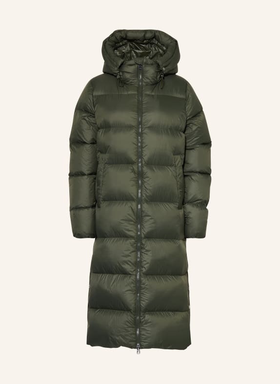 IQ STUDIO Jacket ESTER with real fur OLIVE