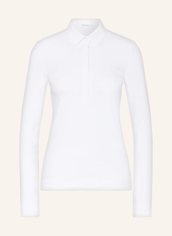 darling harbour Jersey polo shirt WHITE