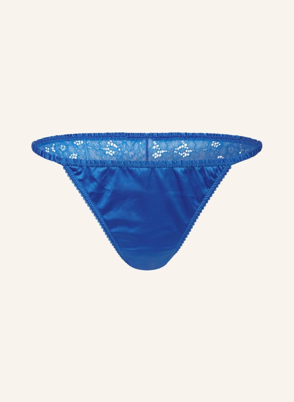 LOVE Stories Slip WILD ROSE aus Satin BLAU