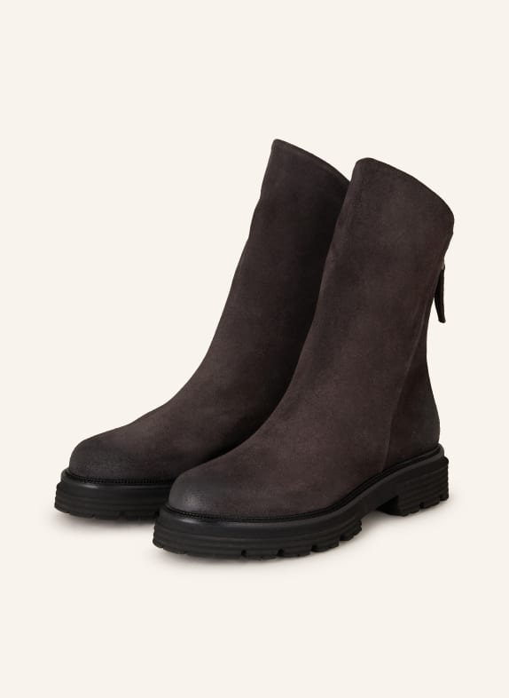 THEA MIKA Boots DUNKELBRAUN