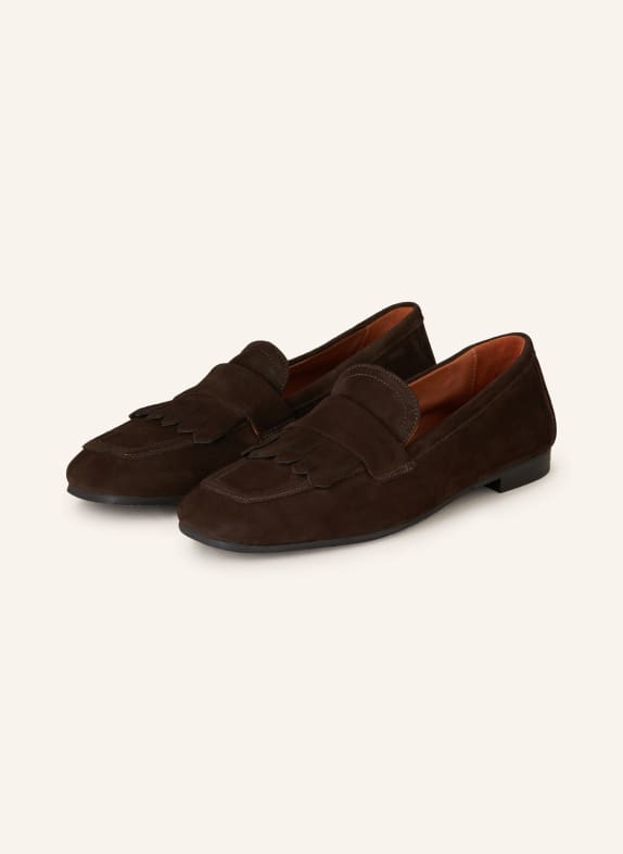 THEA MIKA Loafers DARK BROWN