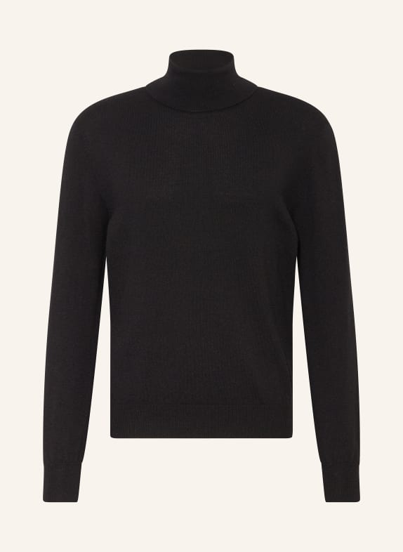 AGNONA Turtleneck sweater in cashmere BLACK