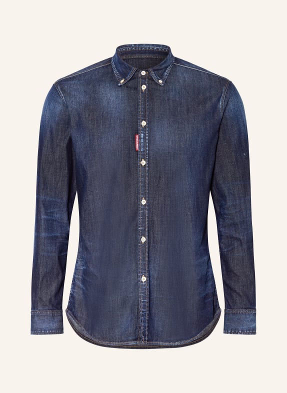 DSQUARED2 Denim shirt extra slim fit 470 NAVY BLUE