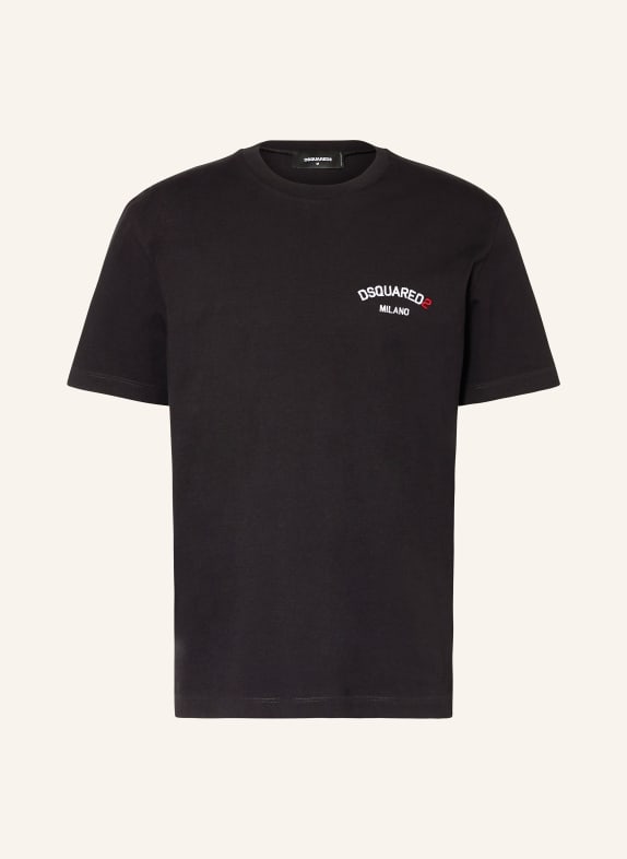 DSQUARED2 T-Shirt SCHWARZ