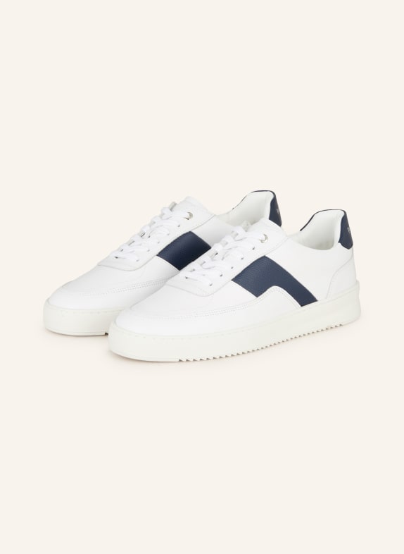 FILLING PIECES Sneaker MONDO GAME WEISS/ DUNKELBLAU