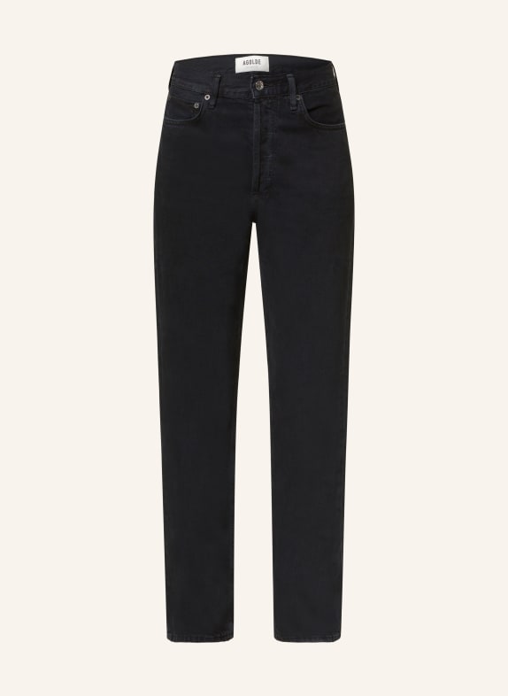 AGOLDE Straight Jeans 90'S PINCH crushed marble od blk