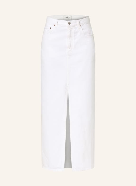 AGOLDE Jeansrock LEIF milkshake white