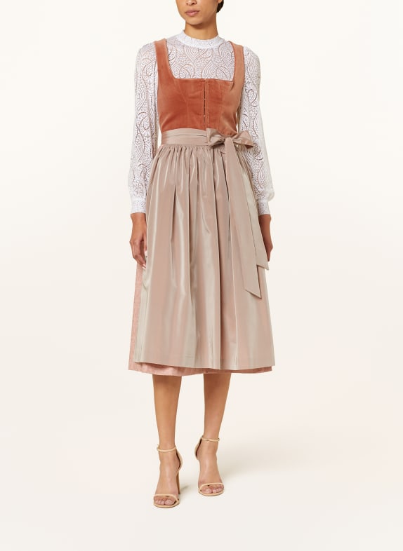 Johann & Johanna Dirndlbluse aus Spitze WEISS