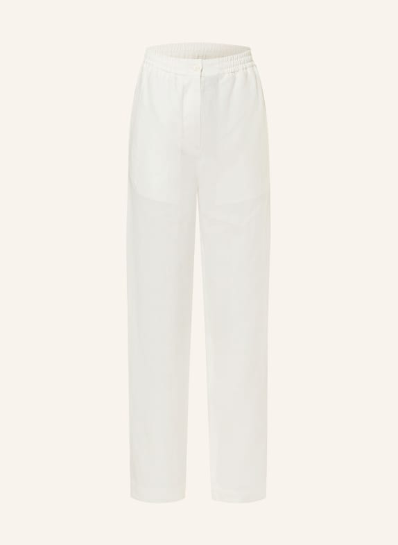 PANGAIA Linen trousers WHITE