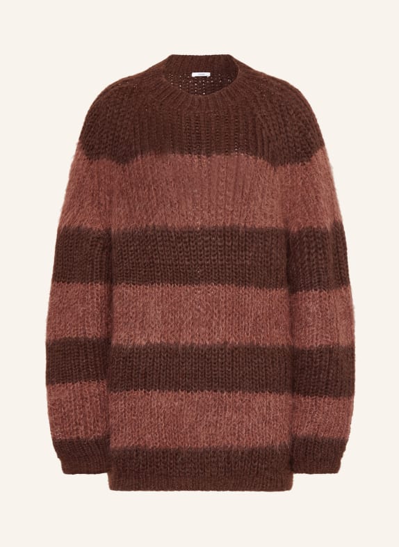 MAIAMI Alpaca sweater DARK BROWN/ BROWN