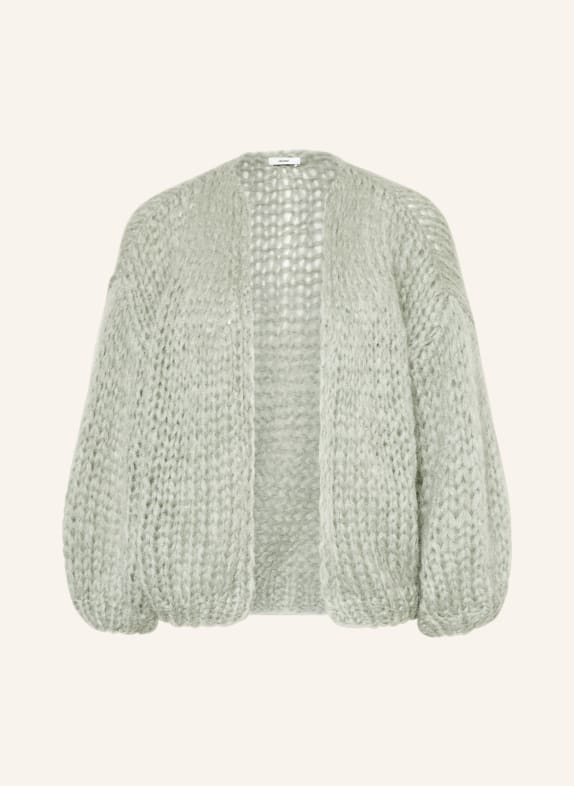 MAIAMI Knit cardigan made of mohair 2434 SAGE
