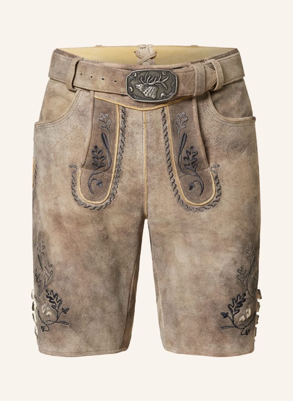 Spieth & Wensky Trachten lederhosen ECHNATON TAUPE