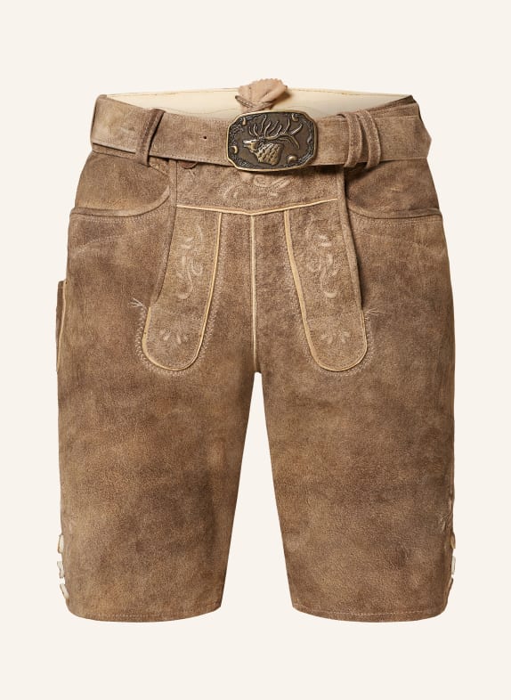 Spieth & Wensky Trachten lederhosen RAMPOLDI LIGHT BROWN