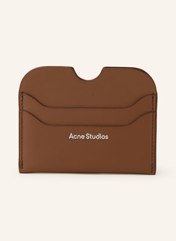 Acne Studios Pouzdro na karty HNĚDÁ