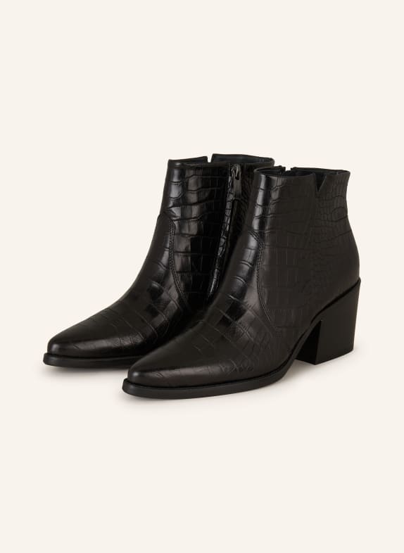 paul green Ankle boots BLACK