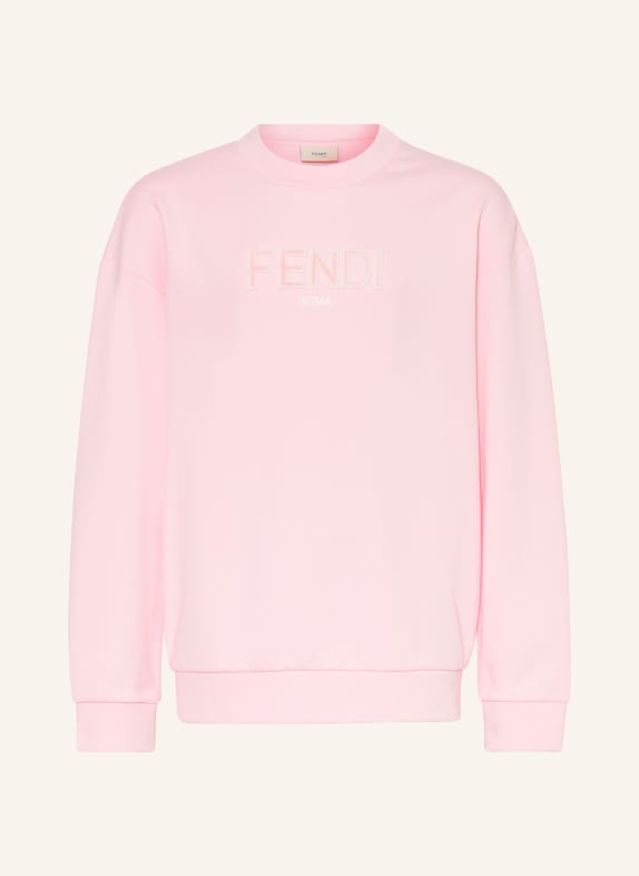 FENDI Sweatshirt ROSA/ WEISS