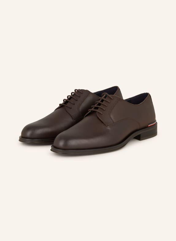 TOMMY HILFIGER Lace-up shoes DARK BROWN