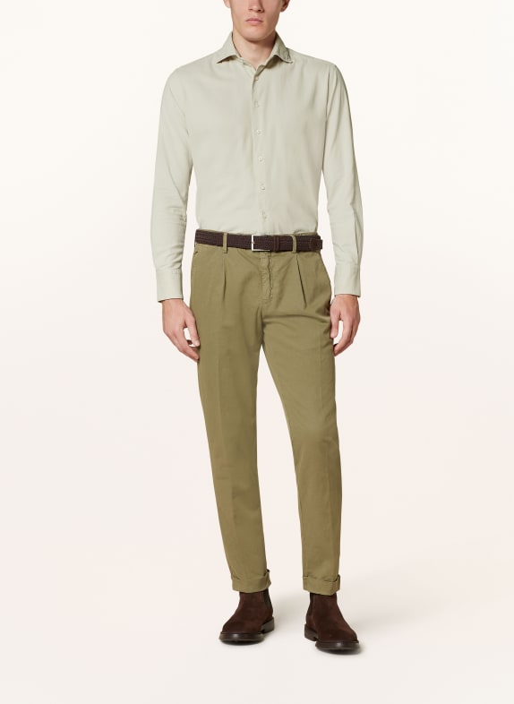 ARTIGIANO Cordskjorte Classic Fit BEIGE