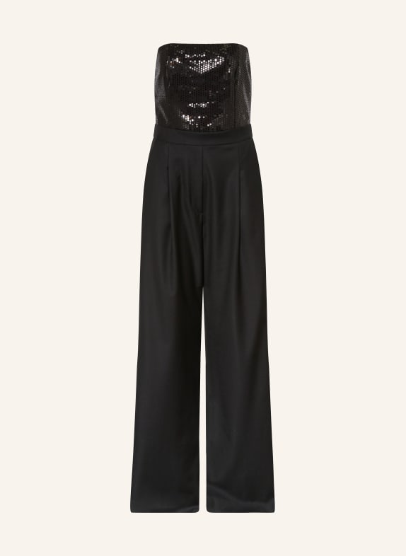PESERICO Off-Shoulder-Pullover AVA mit 3/4-Arm SCHWARZ