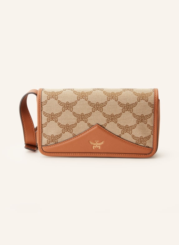 MCM Umhängetasche HIMMEL BEIGE/ COGNAC