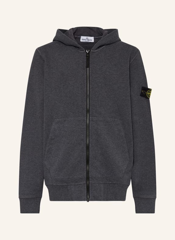 STONE ISLAND JUNIOR Bluza rozpinana CZIEMNOSZARY