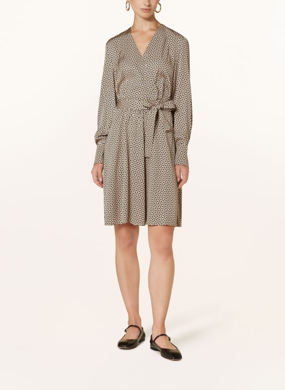 Marc O'Polo Wrap dress BLACK/ BEIGE