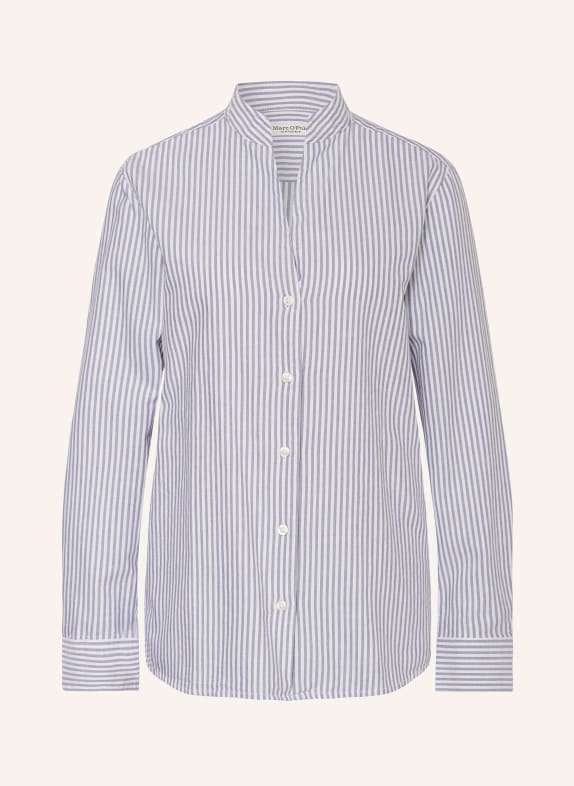 Marc O'Polo Blouse BLUE GRAY/ WHITE