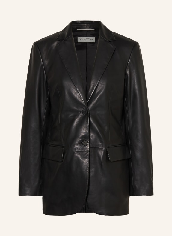 Marc O'Polo Leather blazer BLACK