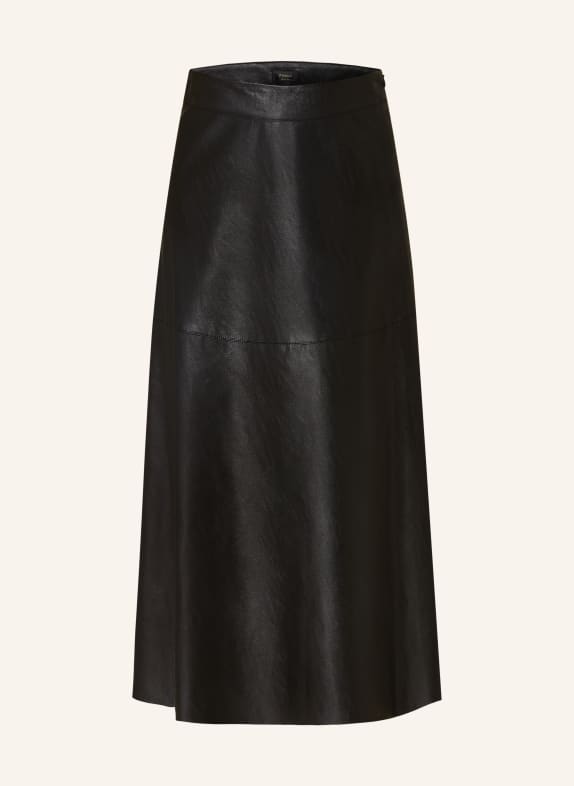 PINKO Skirt in leather look BLACK