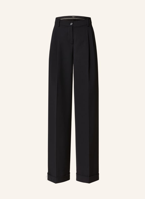 PINKO Wide leg trousers PERU BLACK