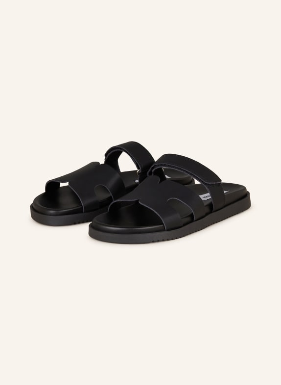 STEVE MADDEN Slides MISSILE BLACK