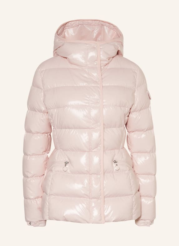 MONCLER Kurtka puchowa BARANTE JASNORÓŻOWY