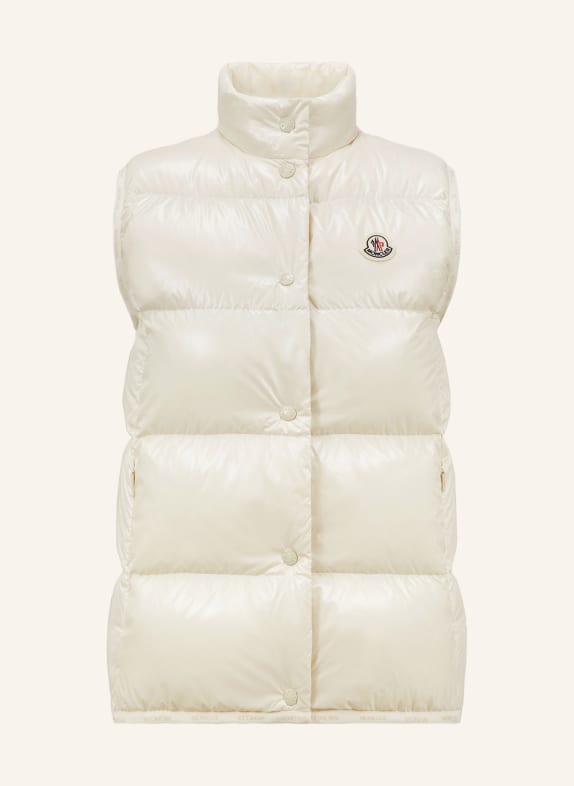 MONCLER Daunenweste BADIA CREME