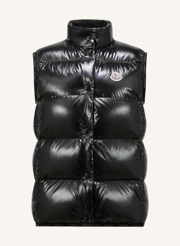 MONCLER Kamizelka puchowa BADIA CZARNY