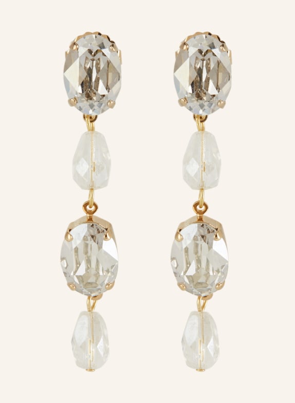 Seenberg Dangle earrings WHITE/ GOLD