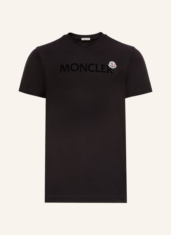 MONCLER T-shirt CZARNY