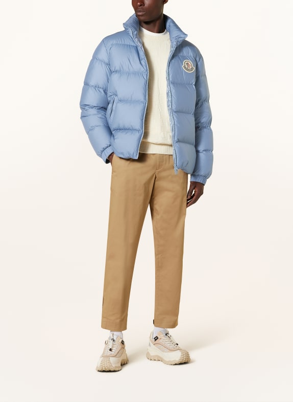MONCLER Kurtka puchowa CITALA SZARONIEBIESKI