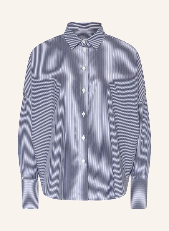 ROBERT FRIEDMAN Shirt blouse CARYL DARK BLUE/ WHITE