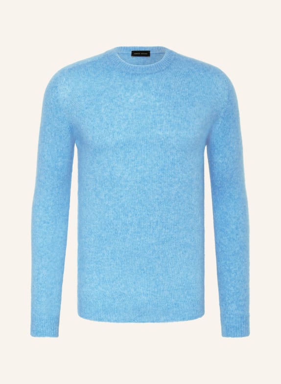 roberto collina Sweater with cashmere LIGHT BLUE