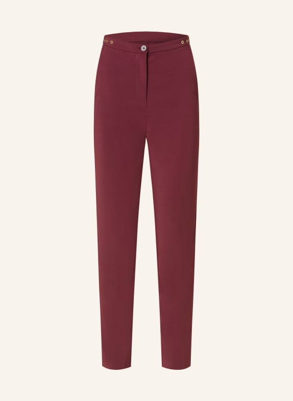 PATRIZIA PEPE Trousers DARK RED