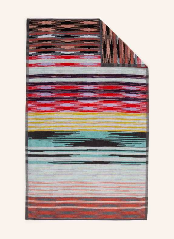 MISSONI Home Handtuch MINUETTO MINT/ ROT/ SCHWARZ