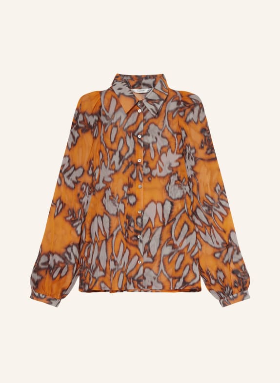 summum woman Hemdbluse ORANGE/ GRAU